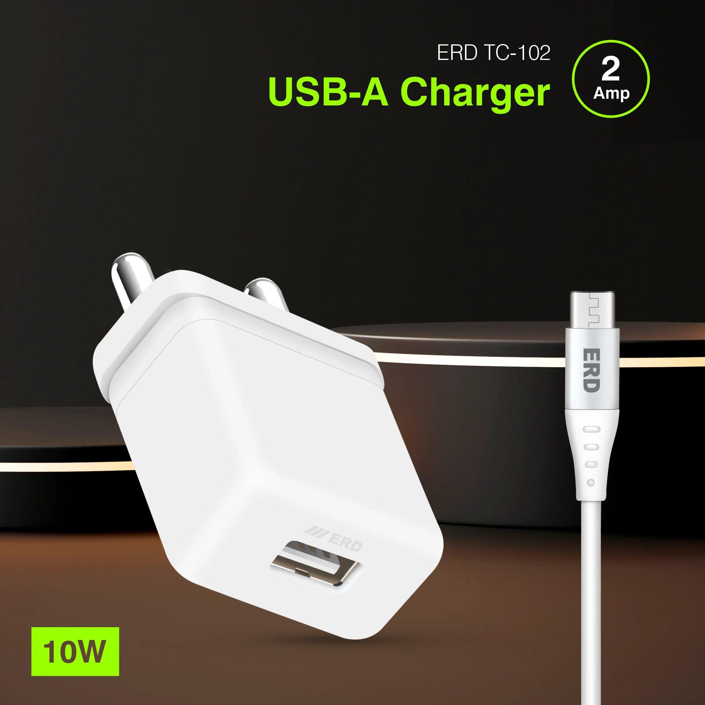 ERD TC-102 Charger With Micro USB 5V/2Amp (10W)